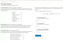 Task urgency calculation