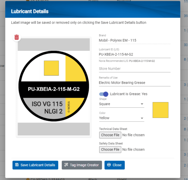 Label Creator on LubePM